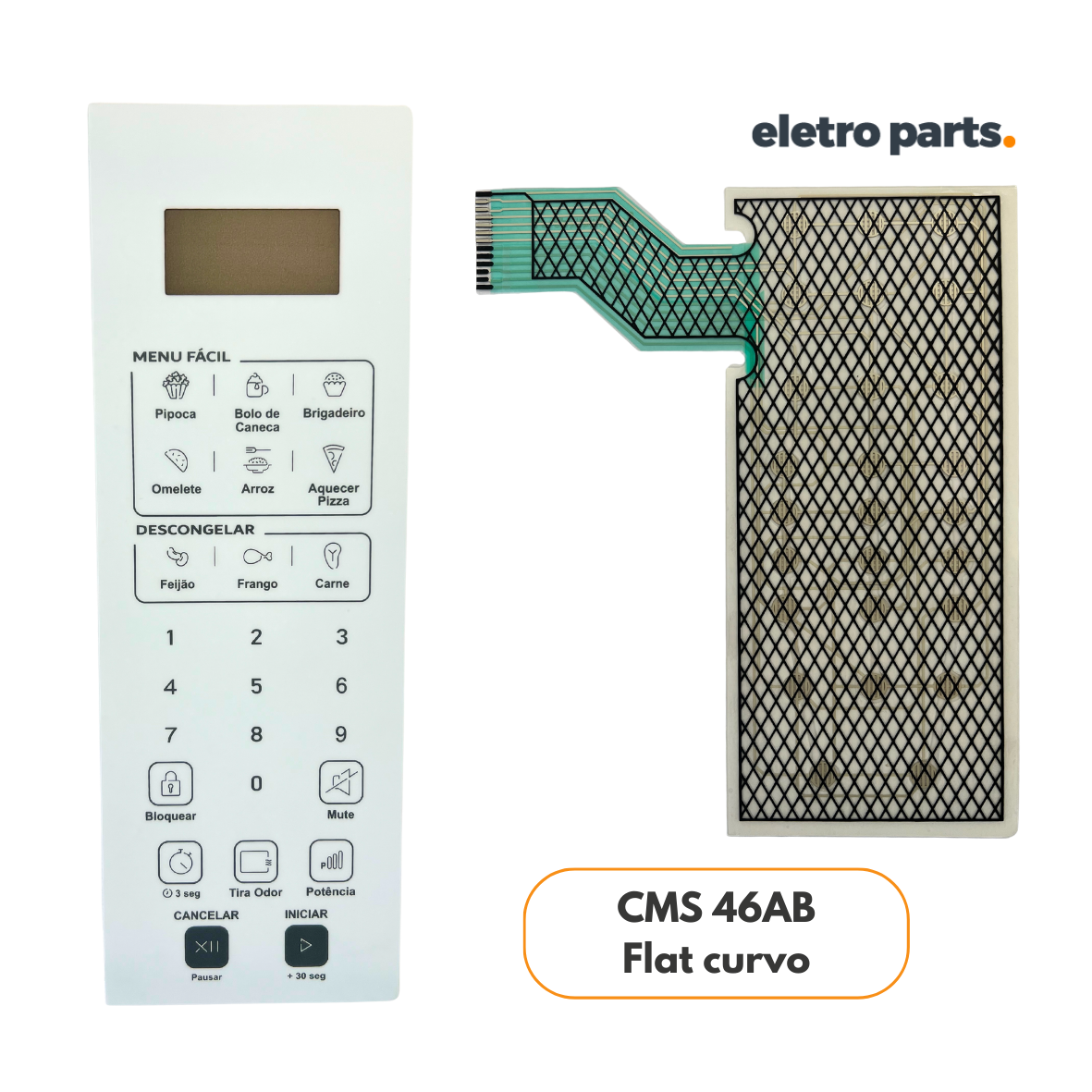 Membrana Consul CMS-46AB Branca - Flat Curvo