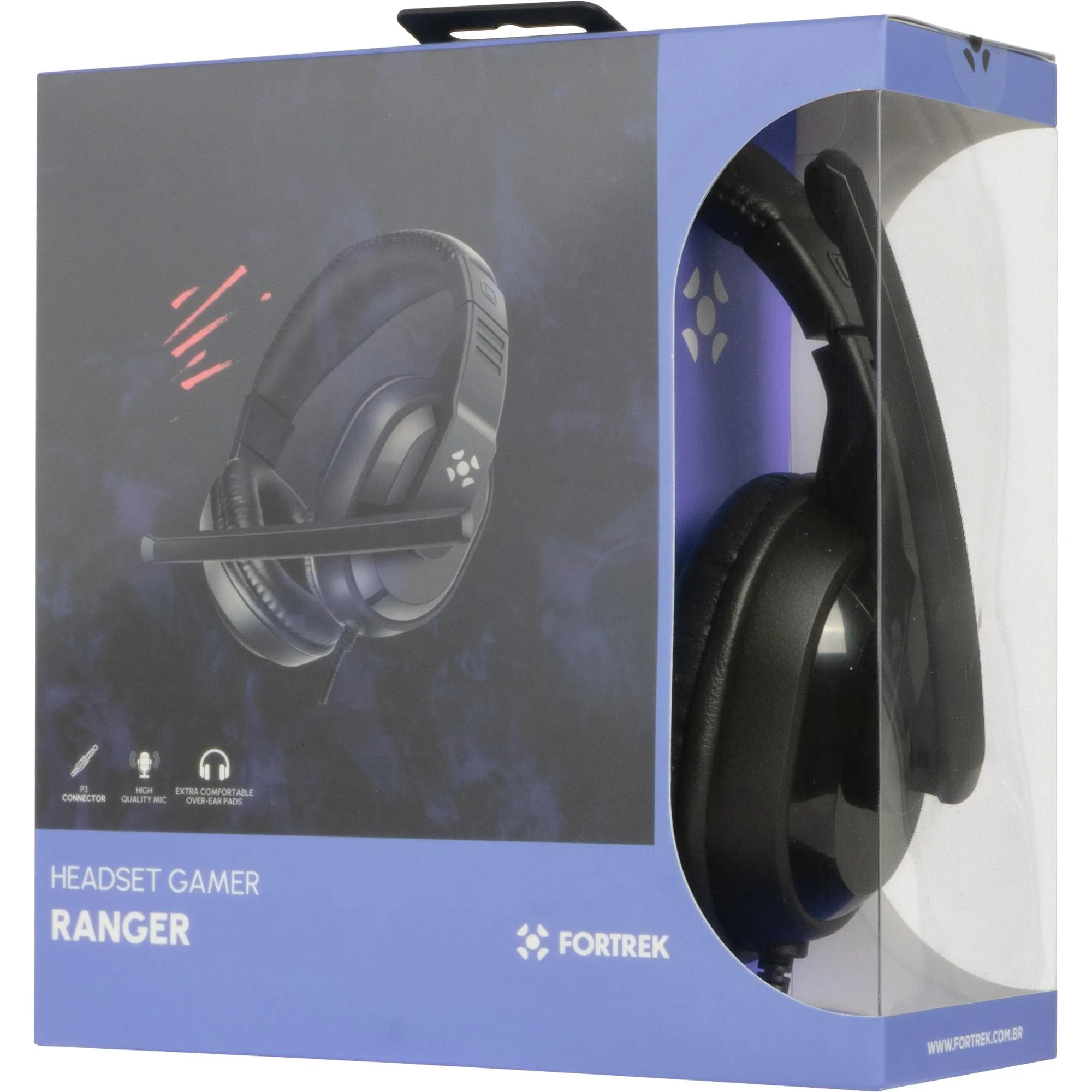 Headset Gamer Fortrek Ranger – Som Potente e Conforto Extremo - Imagem 6