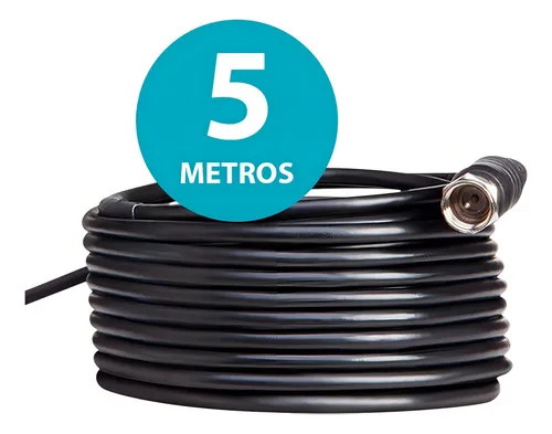 Antena Digital Lelong Interna e Externa c/ Imã e Cabo 5M - Imagem 3