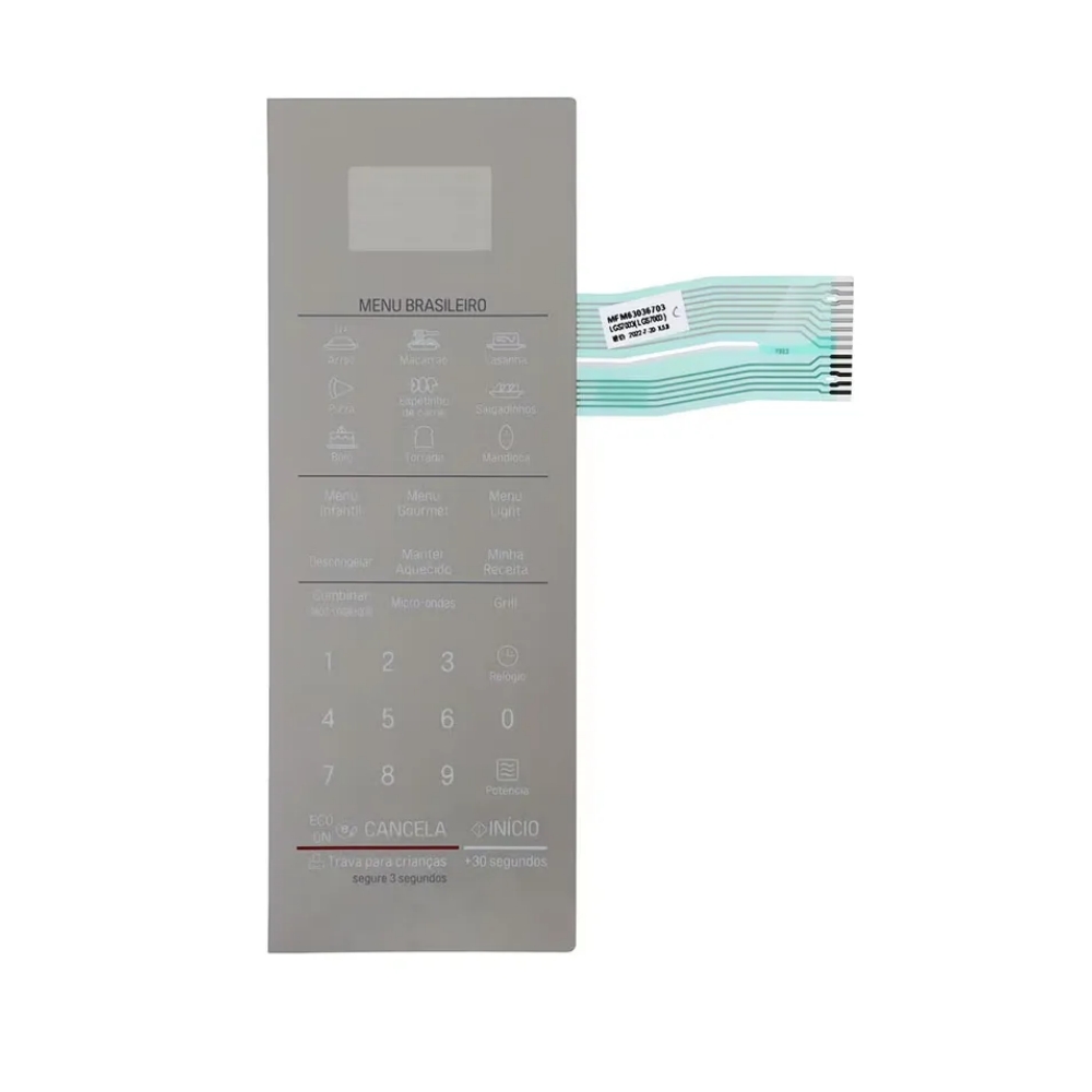 Membrana LG MH7093BR / MH7043R/A - Espelhada / 24,5 x 8,8cm