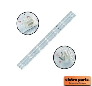 Barra de LED CCE 28" LT28G / LT28D / LT29G / LT29D – 3 Barras 7 Led's 6V.