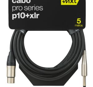 Cabo XLR(F) x P10 c/ 5 Metros - MXT Pro Series