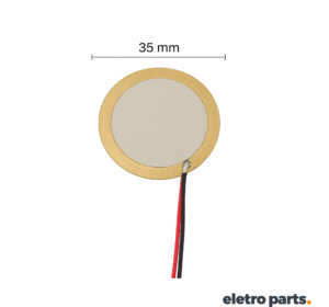 Motor de Vibração 35mm / Pastilha Piezo Elétrico 35mm