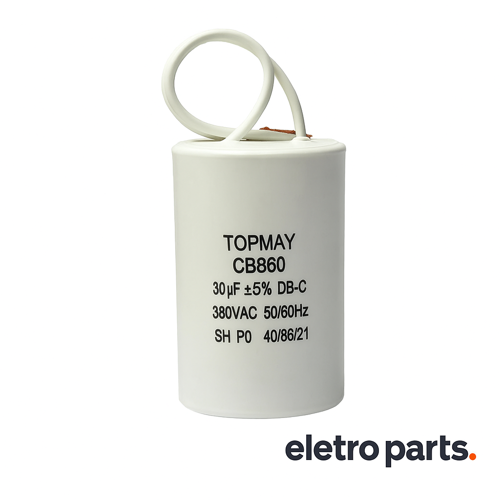 Capacitor ACV 30µF 380VAC – CBB60 Motor/Partida - Imagem 3