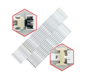 Barra de Led Samsung 65" UN65JU6500 UN65JU6000 UN65MU6120 UN65JU6700 - 16 Barras