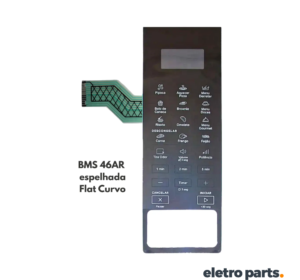 Membrana Brastemp BMS46AR Espelhada - Flat Curvo
