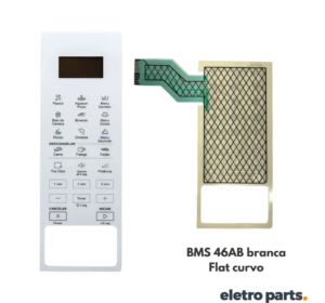 Membrana Brastemp BMS46AB Branca - Flat Curvo