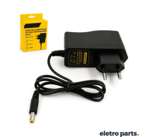Fonte / Carregador 12,6V 500mA para Bateria de Parafusadeira – Bivolt