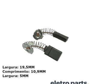 Escova de Carvão Makita CB303 - 19,5 x 10,9 x 5 mm (PAR)