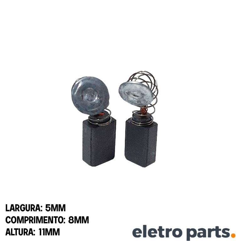 Escova de Carvão CB72 p/ Furadeira | Makita - 11 x 5 x 8 mm (PAR)