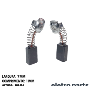 Escova de Carvão p/ Serra Mármore 3/8 Dewalt 301 - 18 x 7 x 11 mm (PAR)