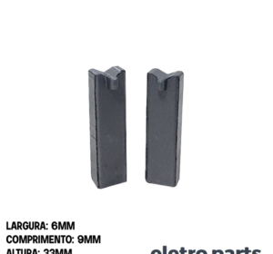 Escova de Carvão para Arno Fontana - 33 x 6 x 9 mm (PAR)