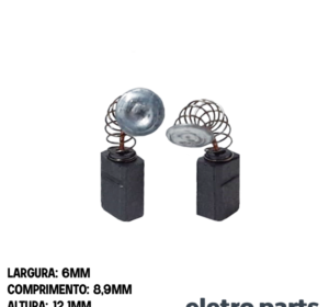 Escova de Carvão CB 408 p/ Esmerilhadeira Makita (PAR)