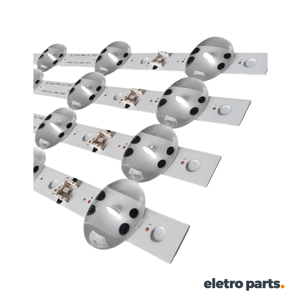 Barra de LED LG 50" 50UM7510 50UM7360 - Kit c/ 4 Barras 7 Leds 6V - 52cm - Imagem 3