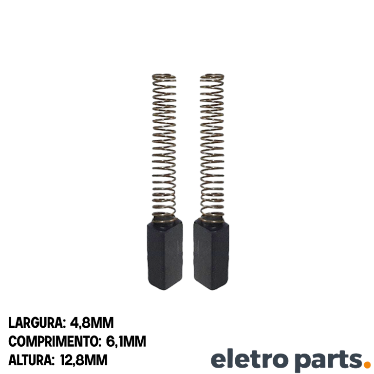 Escova de Carvão para Batedeira Arno BCA - 17,7 x 7 x 11 mm (PAR)