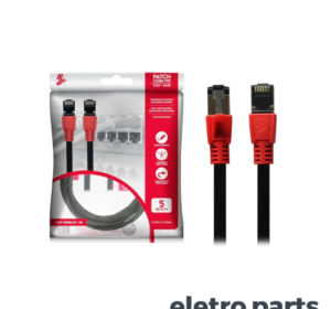 Cabo de Rede Cat7 10 Gbps RJ45 Blindado – Alta Velocidade (5 Metros)