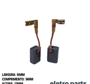 Escova de Carvão CB 459 - 13 x 6 x 9 mm (PAR)