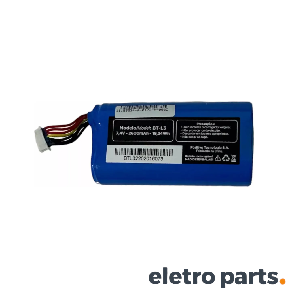 Bateria Li-Ion Recarregável 7.4V 2600mAh p/ Maquininha BT-L3 - Imagem 4