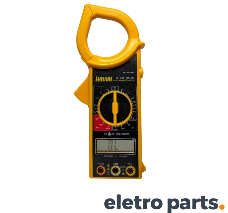 Alicate Amperímetro Profissional AC/DC 1000A - HA-3500 Hikari