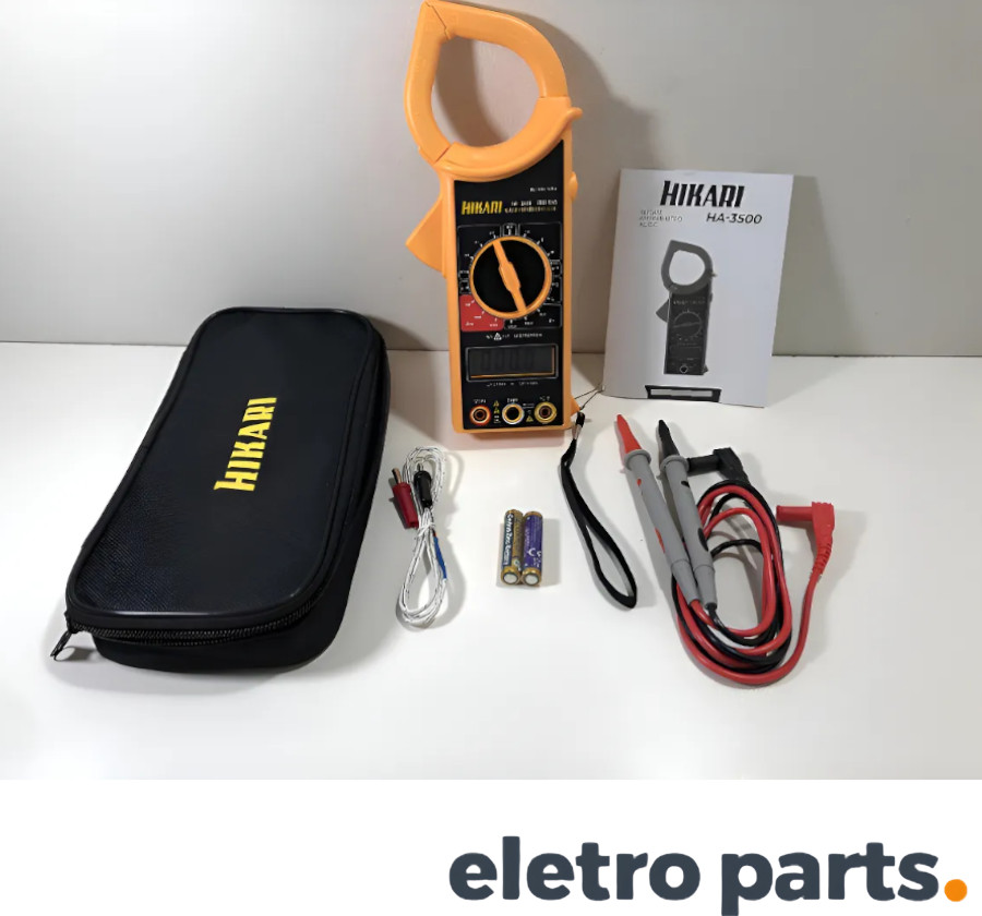 Alicate Amperímetro Profissional AC/DC 1000A - HA-3500 Hikari - Imagem 2