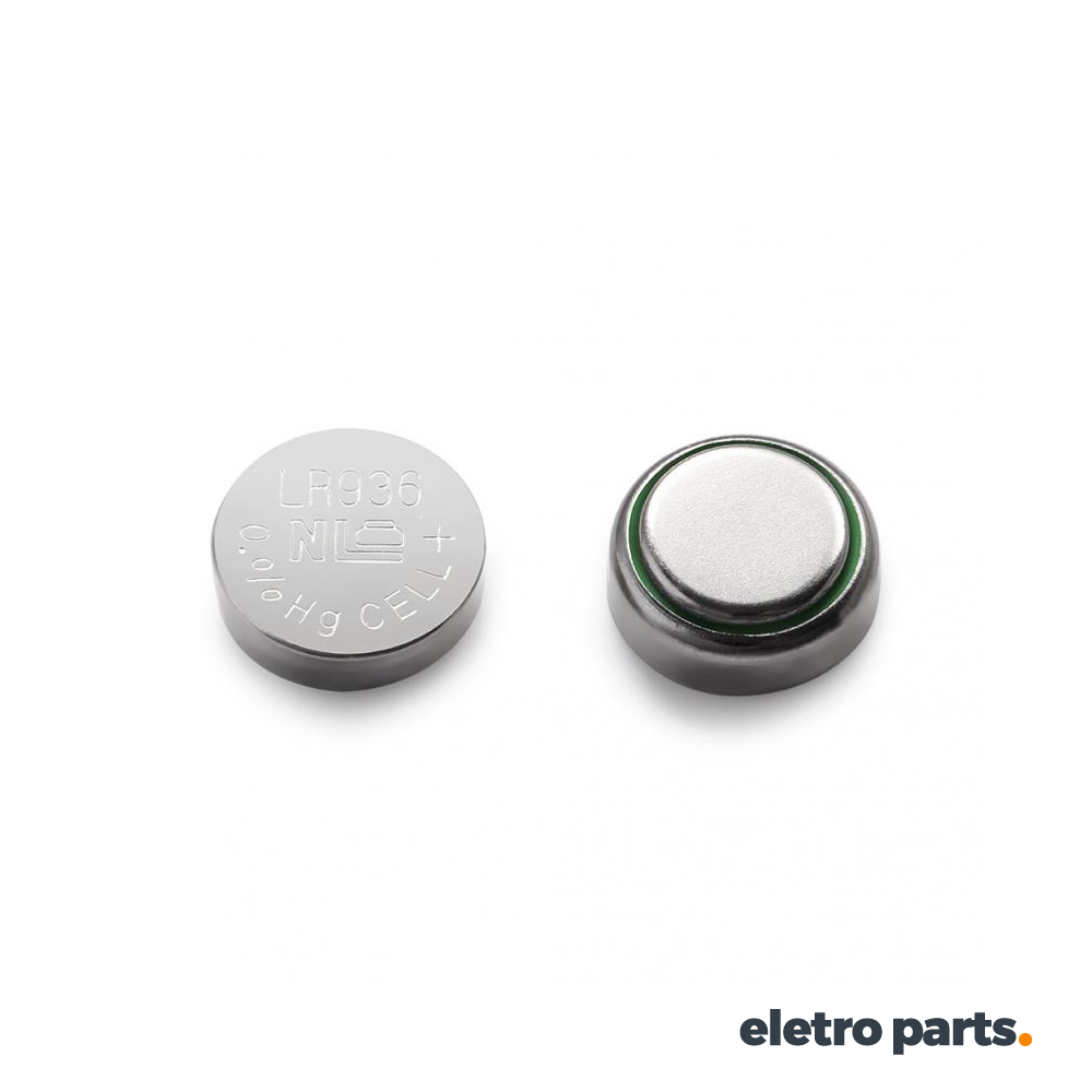 Bateria LR936 1,5V Alcalina – Equivalente AG9 / SR936 – Unidade