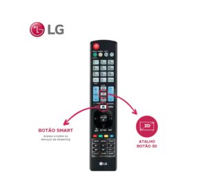 Controle Remoto TV LG AKB74115501 3D My Apps - Original