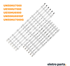 Barra de LED Samsung 50" UN50HU7000 / UN50HU7000G / UN50HU6900 - 12 Barras