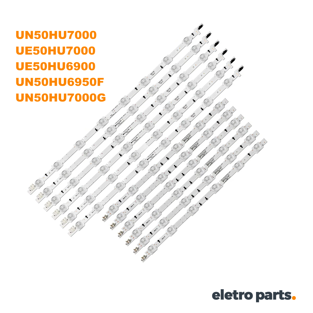 Barra de LED Samsung 50" UN50HU7000 / UN50HU7000G / UN50HU6900 - 12 Barras