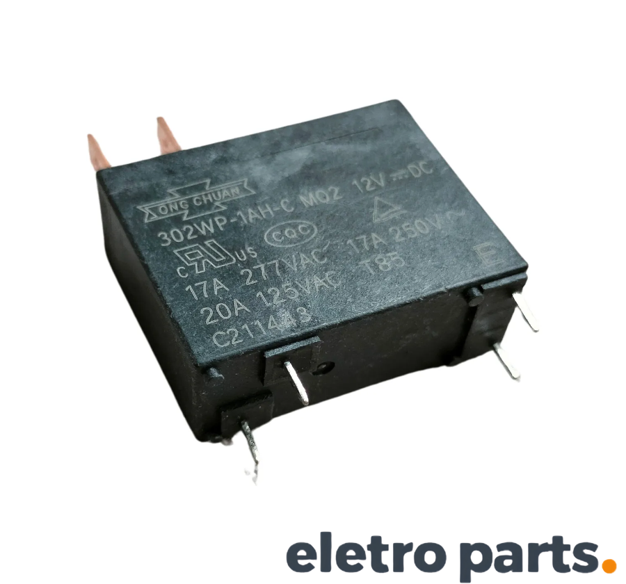 Relé 12V 17A 302WP-1AH-C M07 Microondas Forno