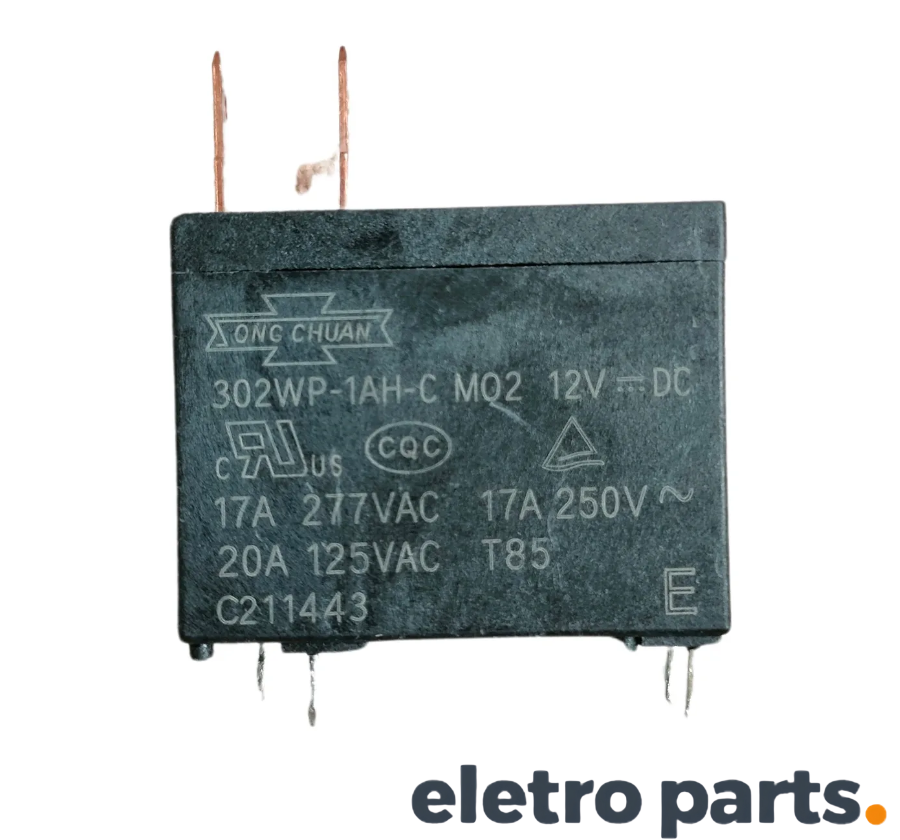 Relé 12V 17A 302WP-1AH-C M07 Microondas Forno - Imagem 3