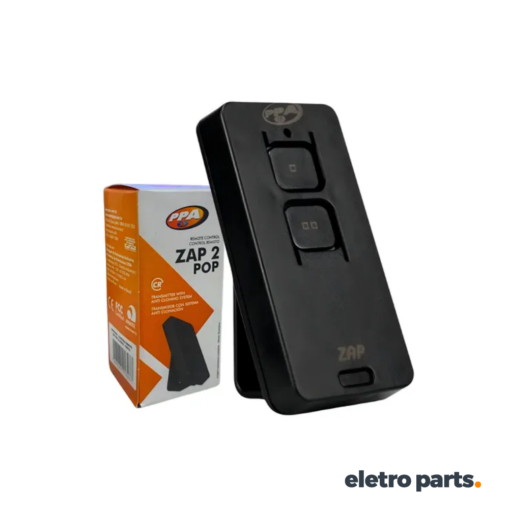 Controle Remoto Para Portão PPA Zap Pop 433MHz I Original
