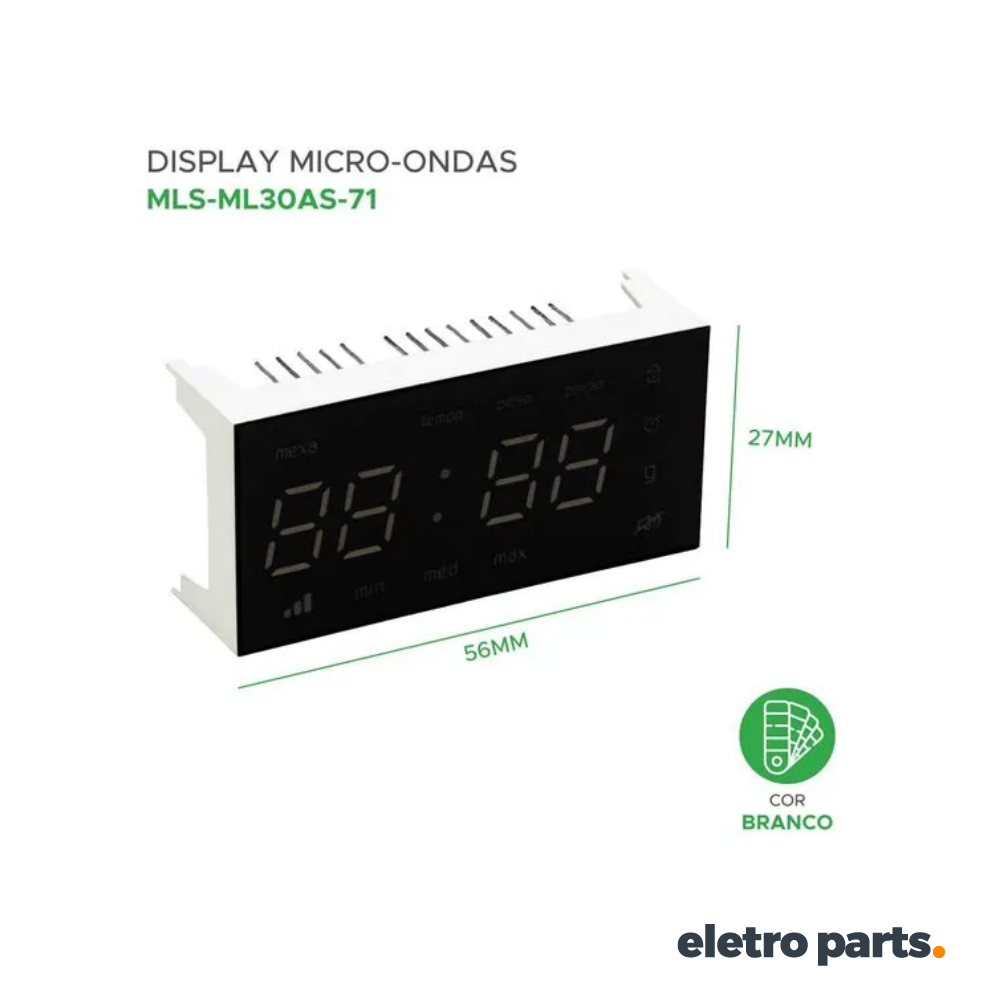Display Forno Brastemp / Consul MLS-ML30AS-71 - Imagem 2
