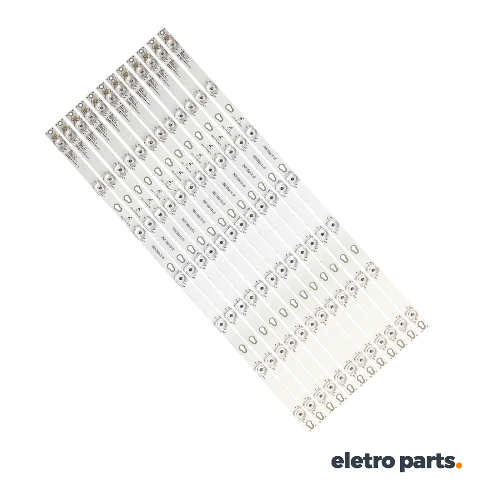 Barra TCL 65" 65P2US - 12 Barras c/ 7 Led's 6V