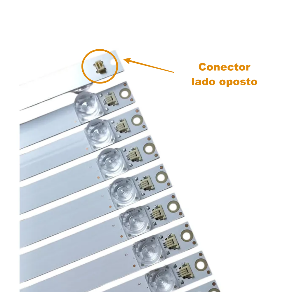 Barra TCL 65" 65P2US - 12 Barras c/ 7 Led's 6V - Imagem 2