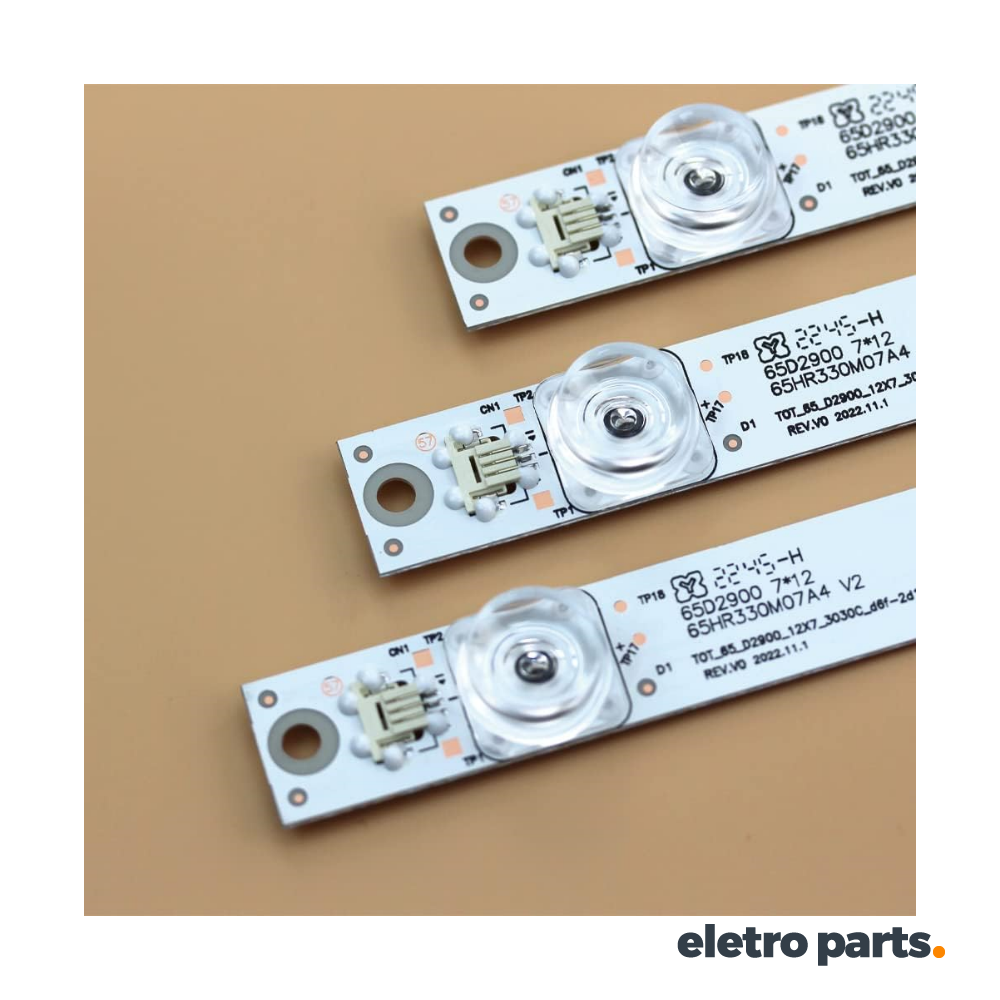 Barra TCL 65" 65P2US - 12 Barras c/ 7 Led's 6V - Imagem 3