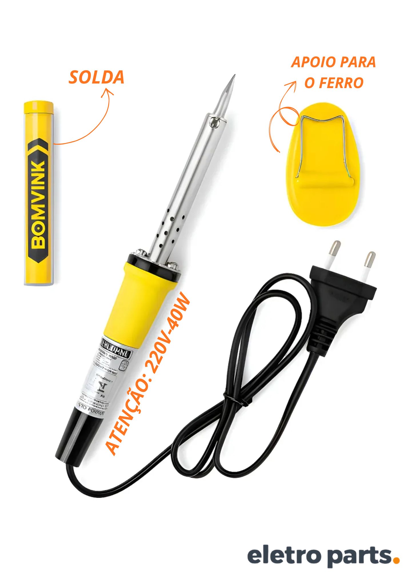 Ferro Solda 40W / 220V - Bomvink - Imagem 3