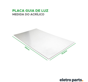 Acrílico LGP TV Samsung 60AU / 60BU - Painel PMMA