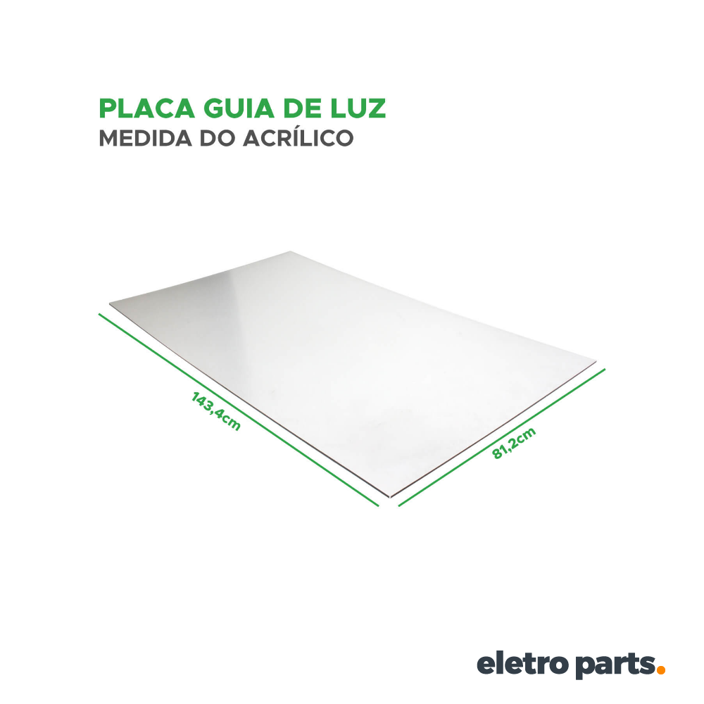 Acrílico LGP TV Samsung 65AU / 65BU - Painel PMMA