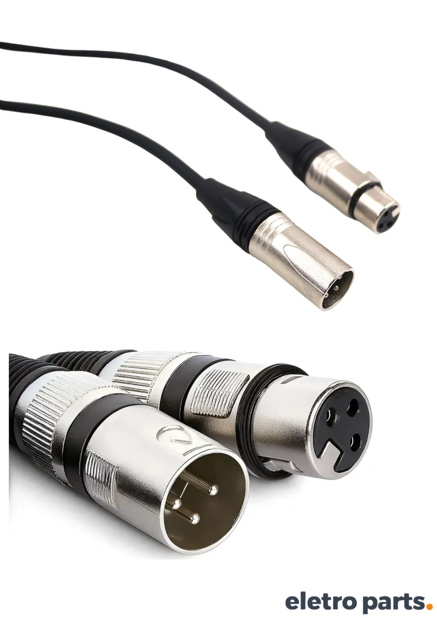 Cabo XLR Macho x XLR Fêmea c/ 2 Metros - MXT Pro Series - Imagem 2