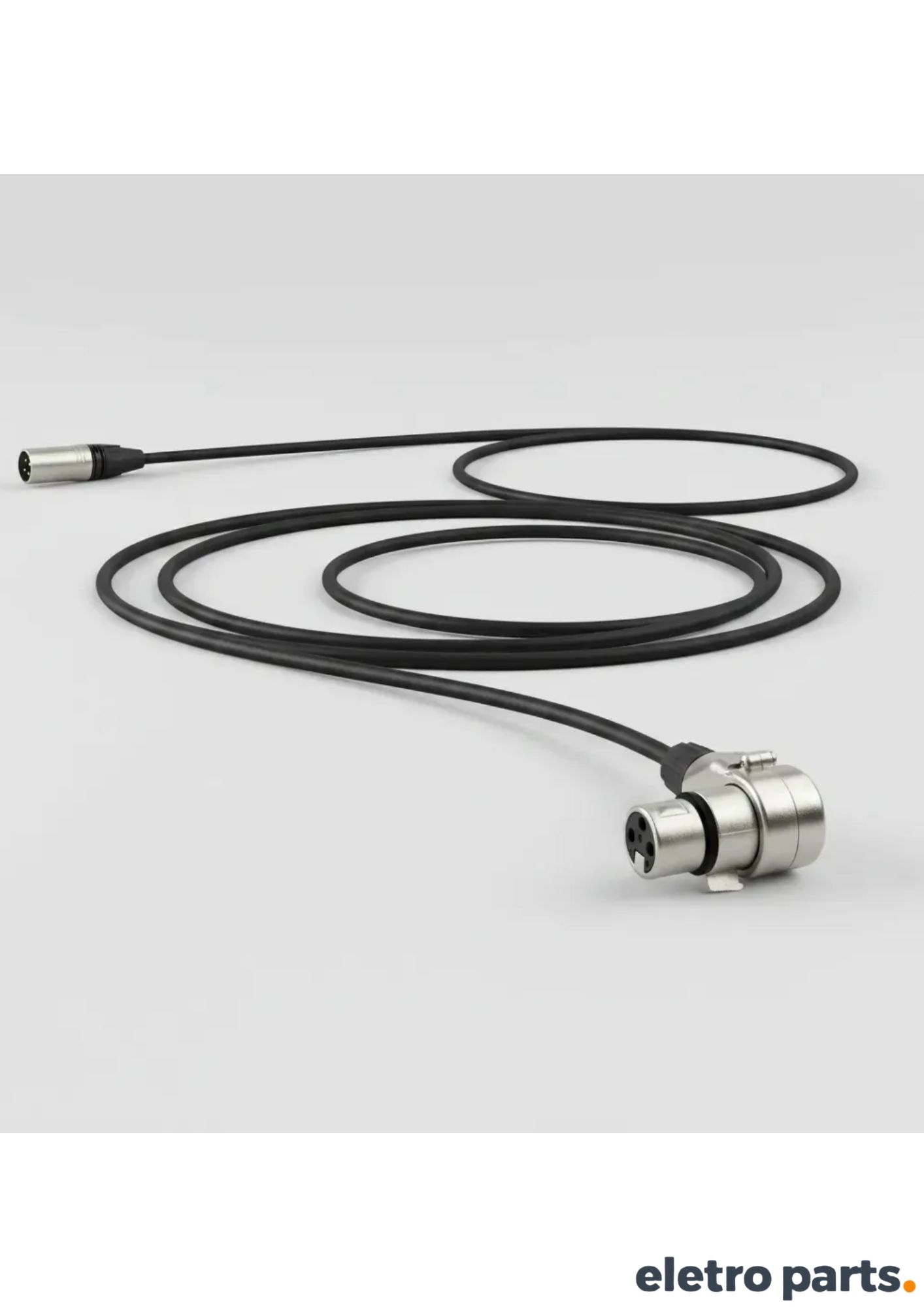 Cabo XLR Macho x XLR Fêmea 90º c/ 10 Metros – MXT Pro Series - Imagem 3