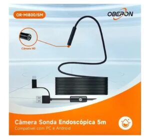 Boroscópio / Câmera Sonda USB - 5 Metros