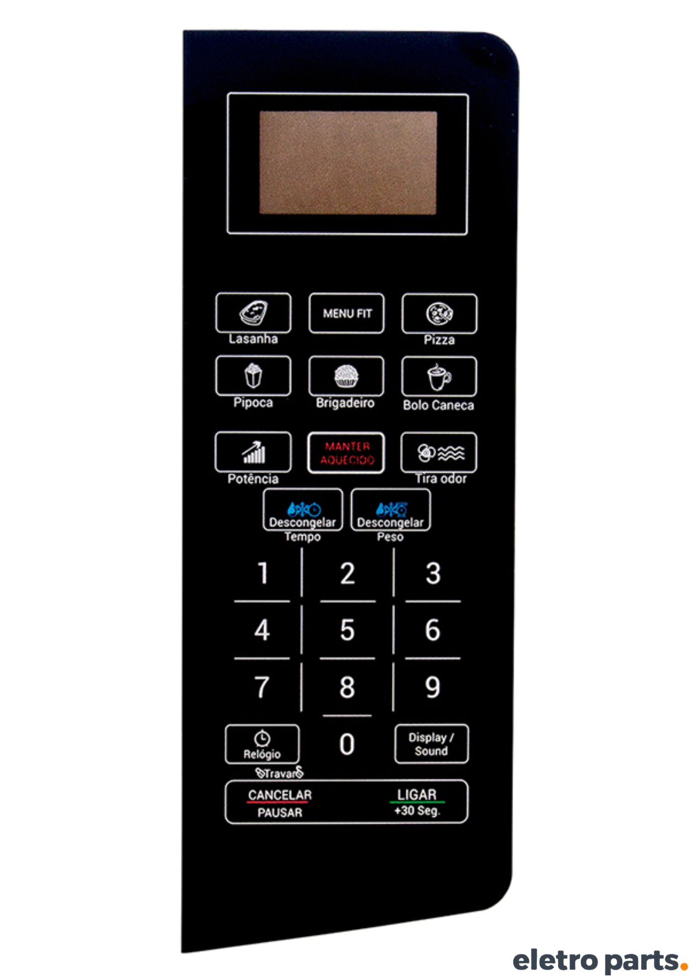 Membrana Philco PMO34 IP - Preta / 22,5cm x 20,8cm x 7,5cm