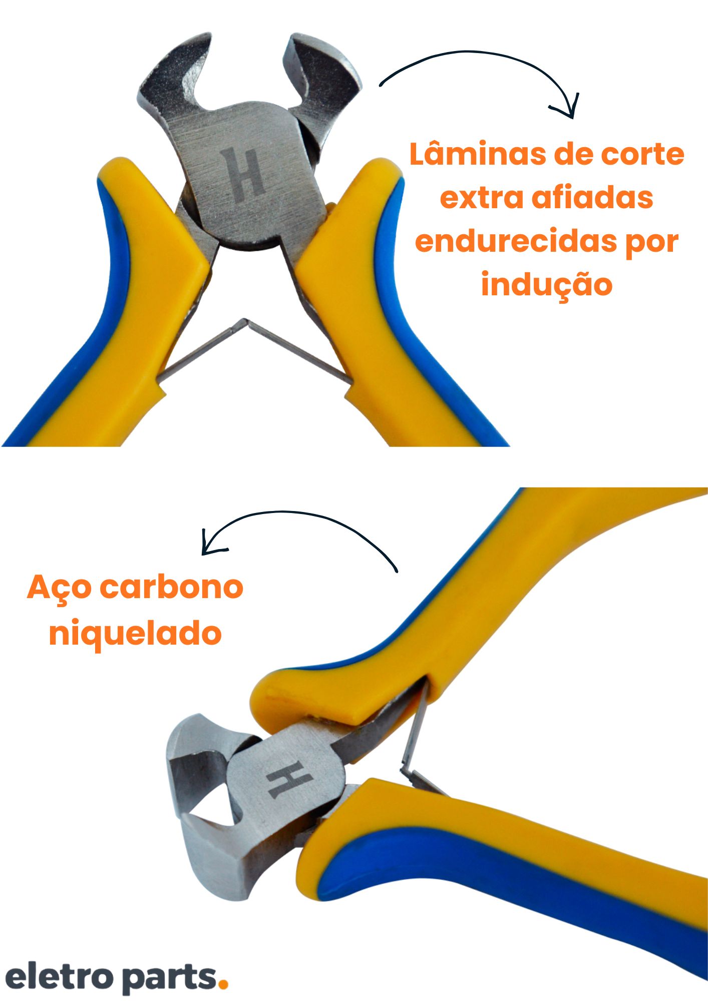 Alicate Corte Frontal 4,2" HK-505 - Hikari - Imagem 2