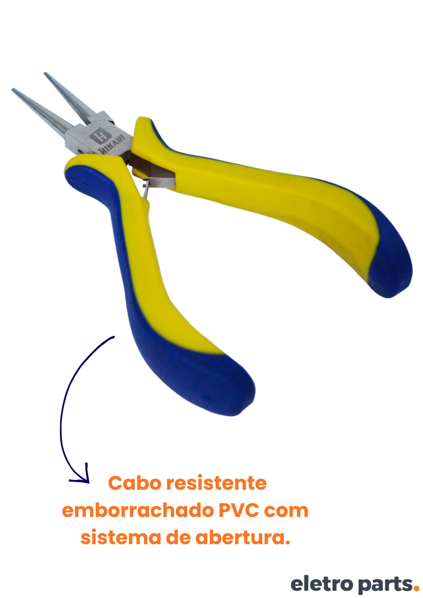 Alicate Bico Redondo 5" HK-506 - Hikari - Imagem 4