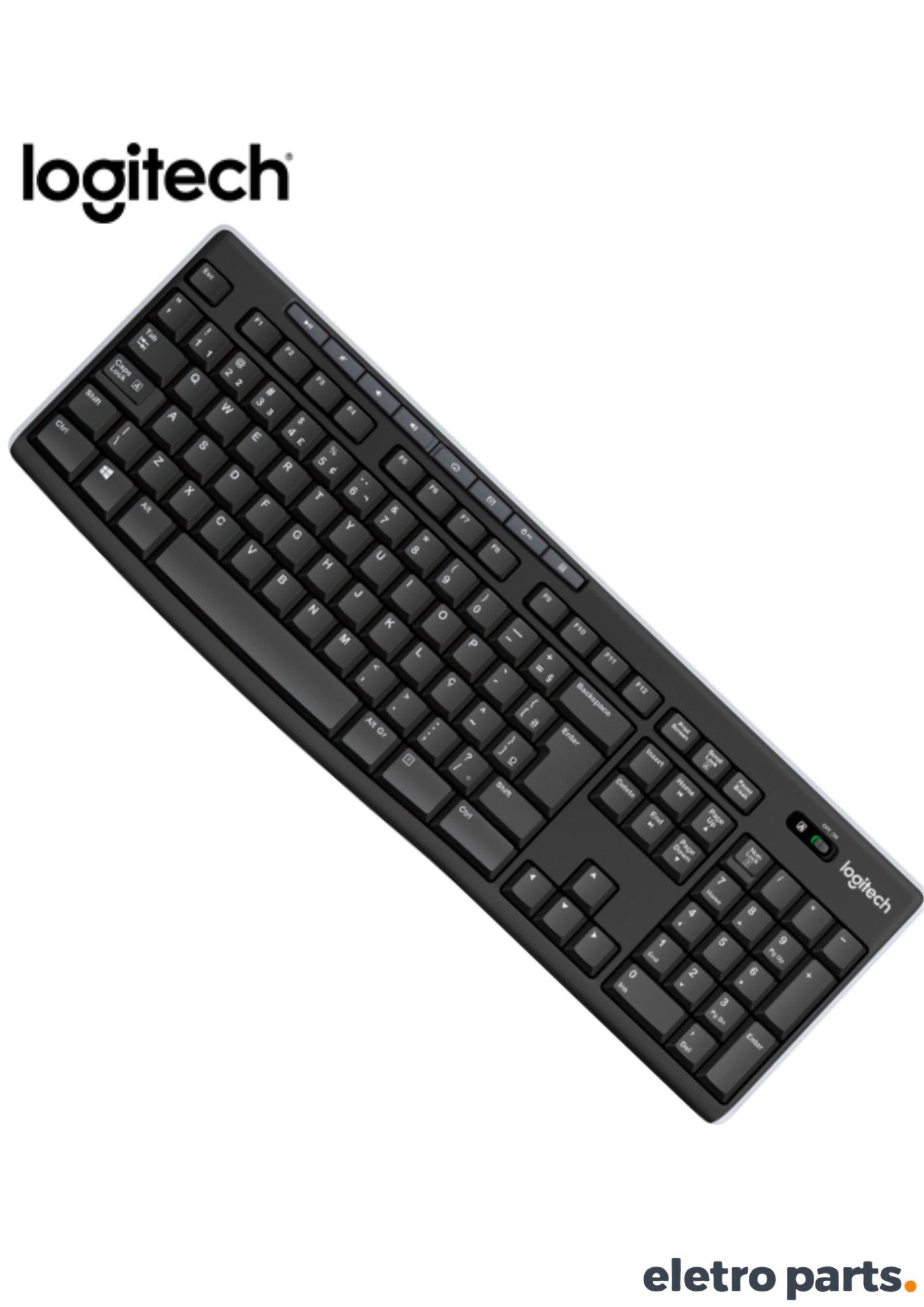 Teclado sem Fio K270 Preto - Logitech