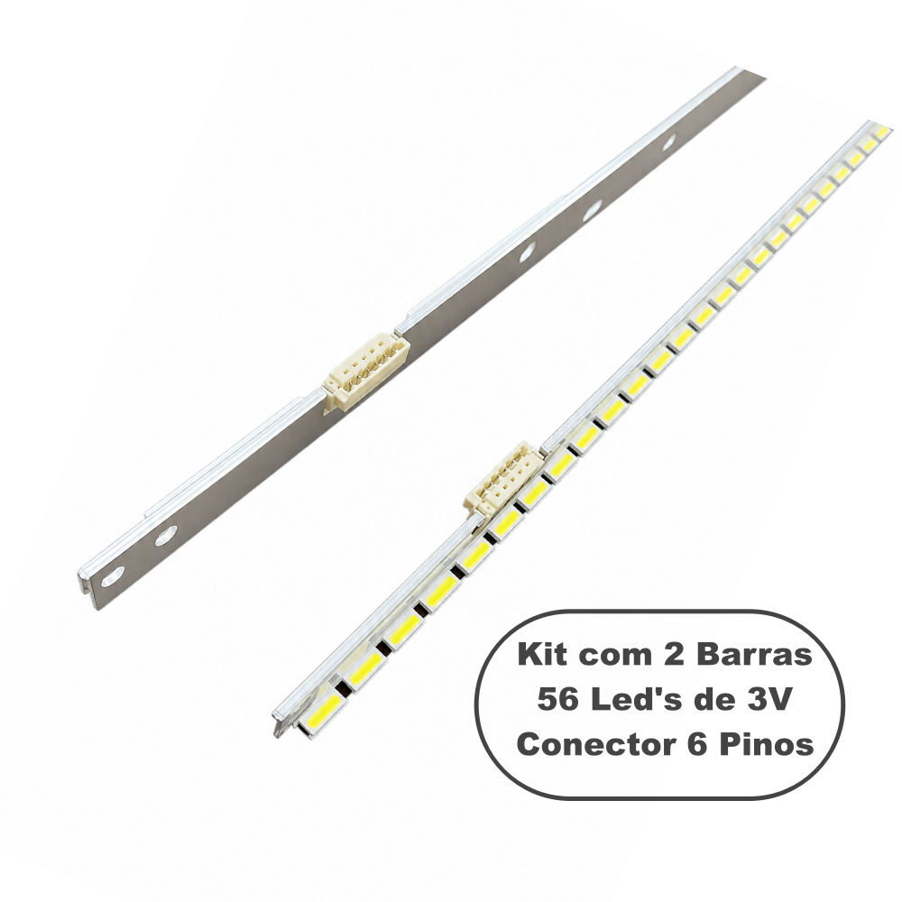 Barra Samsung 40" UN40ES6100G Versão 6 Pinos - 2 Barras - Imagem 2
