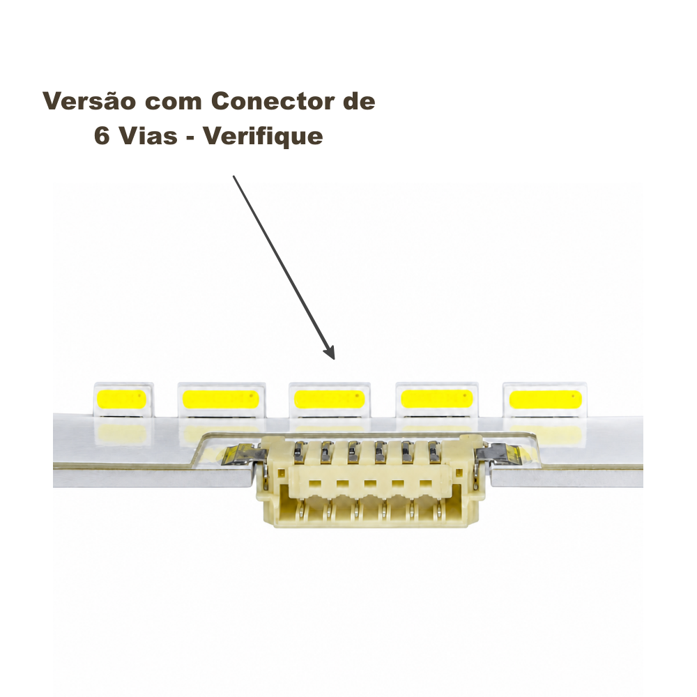 Barra Samsung 40" UN40ES6100G Versão 6 Pinos - 2 Barras - Imagem 4