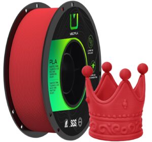 Apresentar a coloração do PLA Matte Vermelho