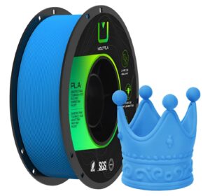 Rolo do filamento PLA matte azul 1,75mm e um produto