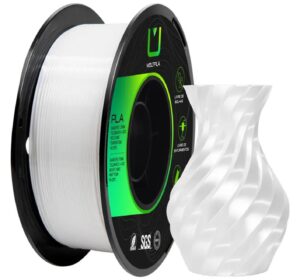 Filamento PLA Silk Branco 1,75 mm 1 kg MultFila para Impressora 3D